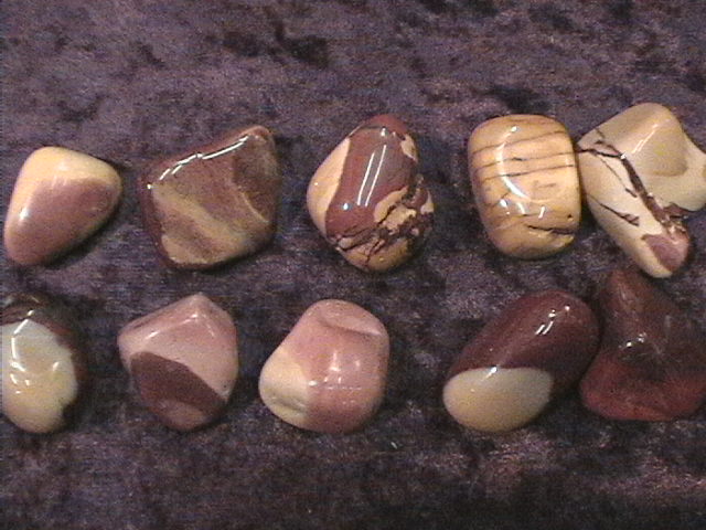 Tumbled Stone - Mookaite Jasper